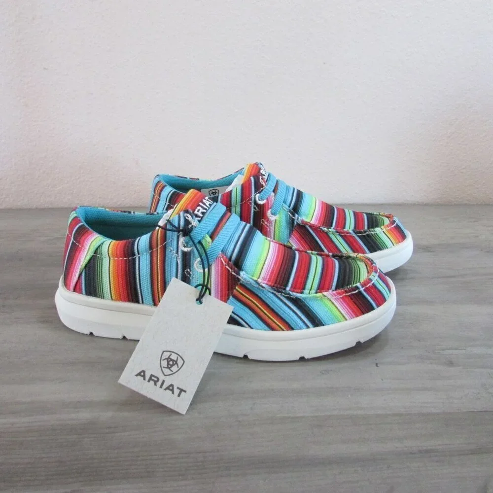 Ariat Youth Kid's 3 Hilo Slip On Sneaker Shoe Striking Serape 10050907